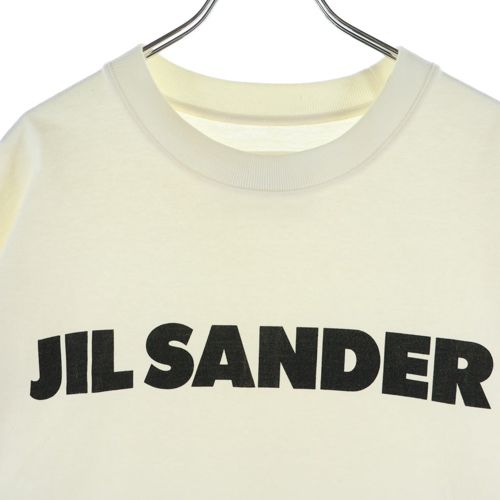 JIL SANDER(ジルサンダー) 23SS フロントロゴ クルーネック 半袖Tシャツ ホワイト J21GC0001