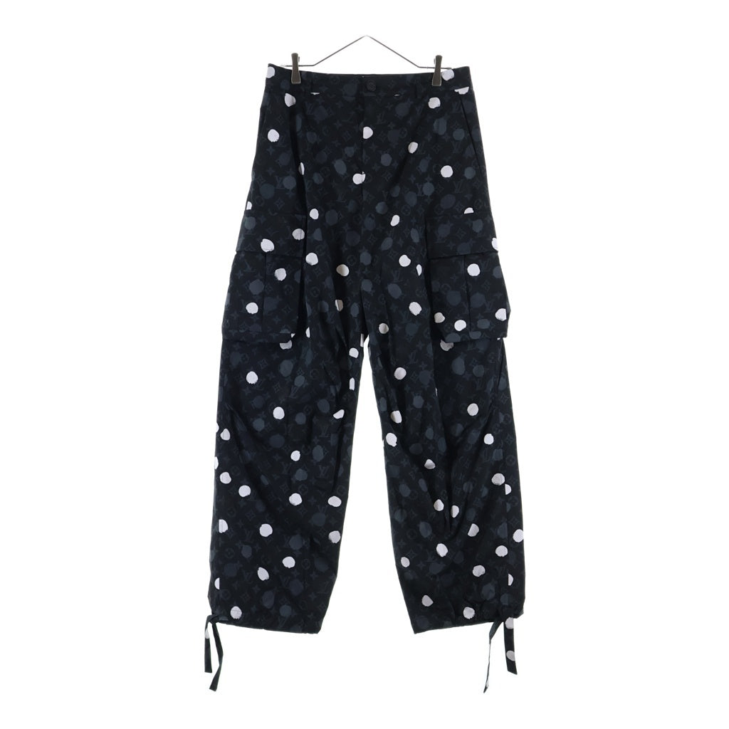 LOUIS VUITTON(ルイヴィトン) 23SS 草間彌生 モノグラム ペインティッド ドット カーゴパンツ ブラック RM231H V21 HOP30W