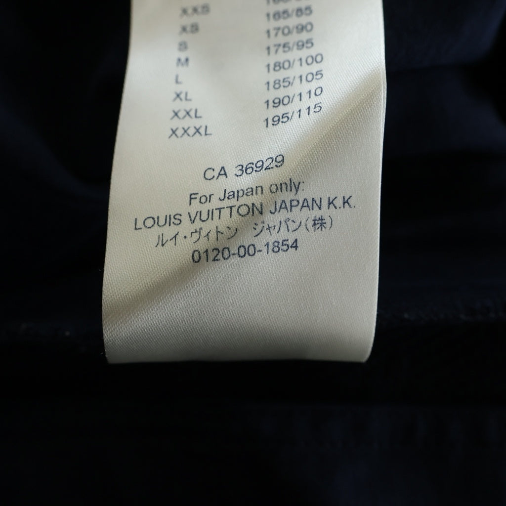 LOUIS VUITTON(ルイヴィトン) 20SS ヴァージルアブロー モノグラム総柄 ドローコード付き ジャージ パンツ ネイビー RM192Q NPS HHY44W