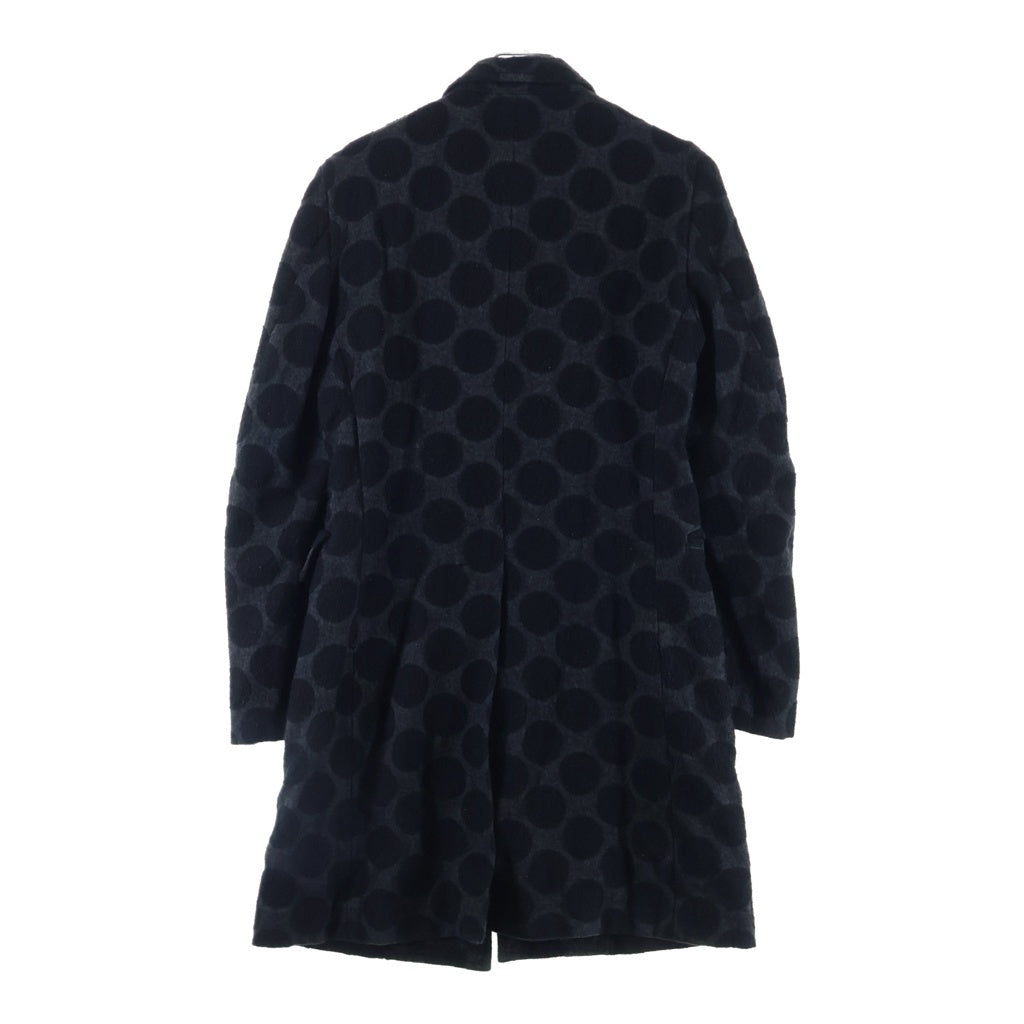 BLACK COMME des GARCONS(ブラックコムデギャルソン) バックスリット ドットテーラードコート ブラック 1L-J020