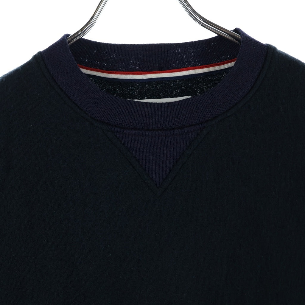 THOM BROWNE(トムブラウン) ウール スウェットトレーナー ネイビー MJT006AK7618