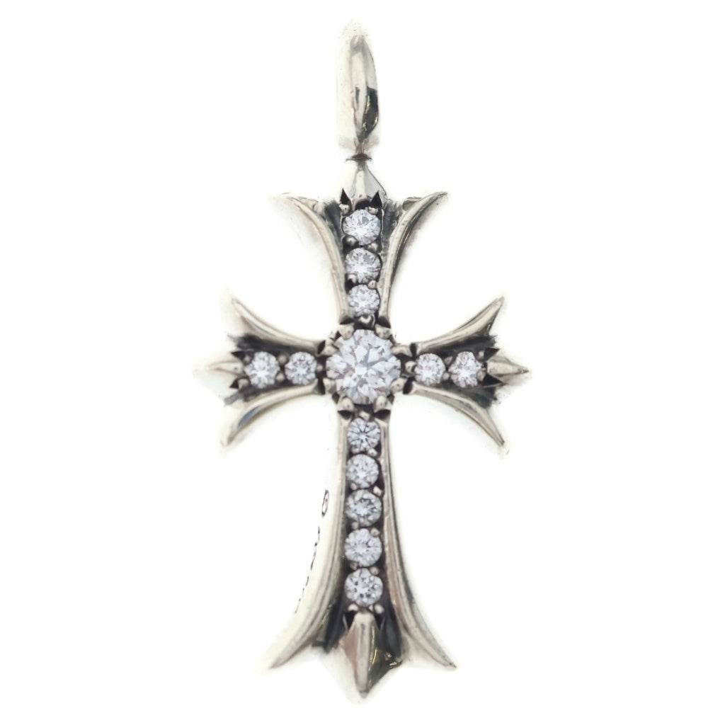 CHROME HEARTS(クロムハーツ) TNY CRSF P/DIA タイニーファットクロス PAVEダイヤ ペンダントトップ シルバー BCA323