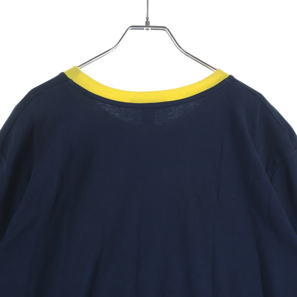 LOUIS VUITTON(ルイヴィトン) 23SS ネックチェーンフロント クルーネック 半袖Tシャツ カットソー ネイビー RW232W UOL FPTS10