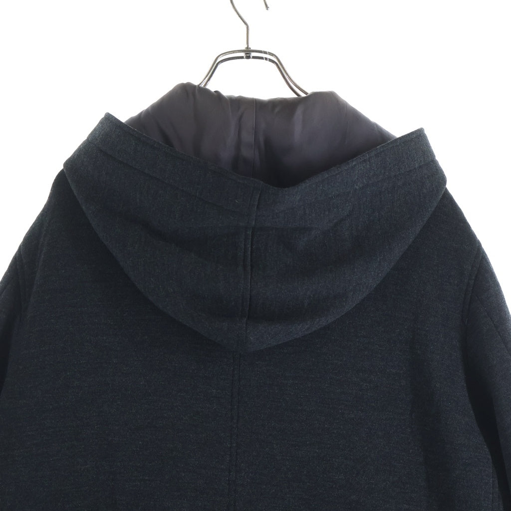 Y's for men(ワイズフォーメン) フード付き ウールロング コート グレー MW-C10-117