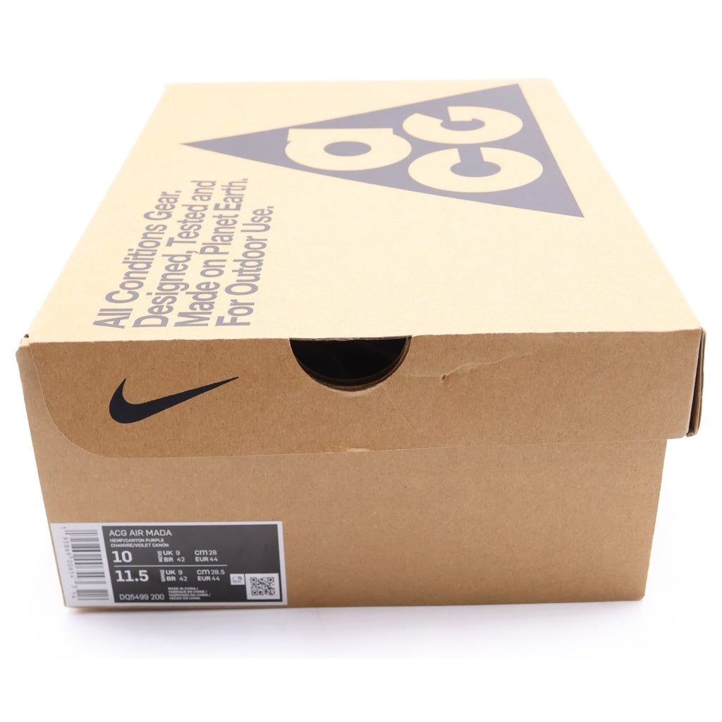 NIKE ACG(ナイキエーシージー) AIR MADA LOW エアマーダ ロー ヘンプ キャニオンパープル ローカットスニーカー ベージュ US10/28cm DQ5499-200