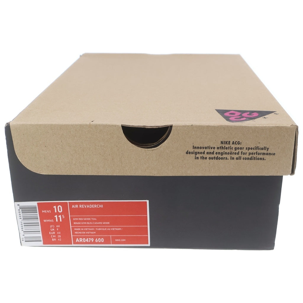 NIKE ACG(ナイキエーシージー) AIR REVADERCHI エアリバデルチ アウトバック スローバック ジム レッド ハイカットスニーカー U10/28cm AR0479-600