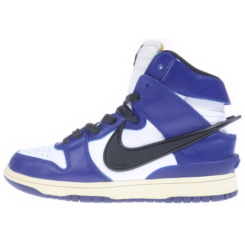 NIKE(ナイキ) ×AMBUSH DUNK HIGH DEEP ROYAL アンブッシュ ダンク ディープロイヤル ハイカットスニーカー ブルー/ホワイト US8.5/26.5cm CU7544-400