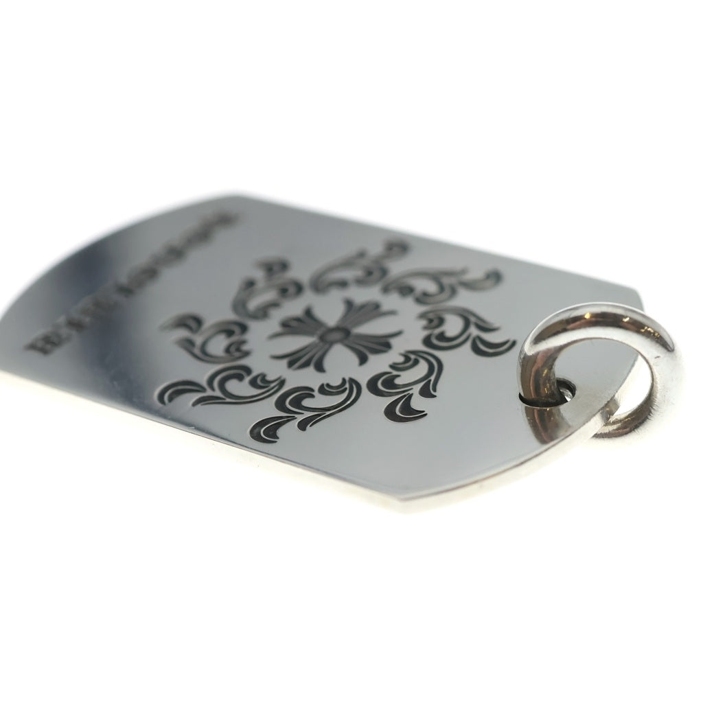 CHROME HEARTS(クロムハーツ) D TAG LRG LTD ホノルル限定 ラージドッグタグ ネックレストップ シルバー