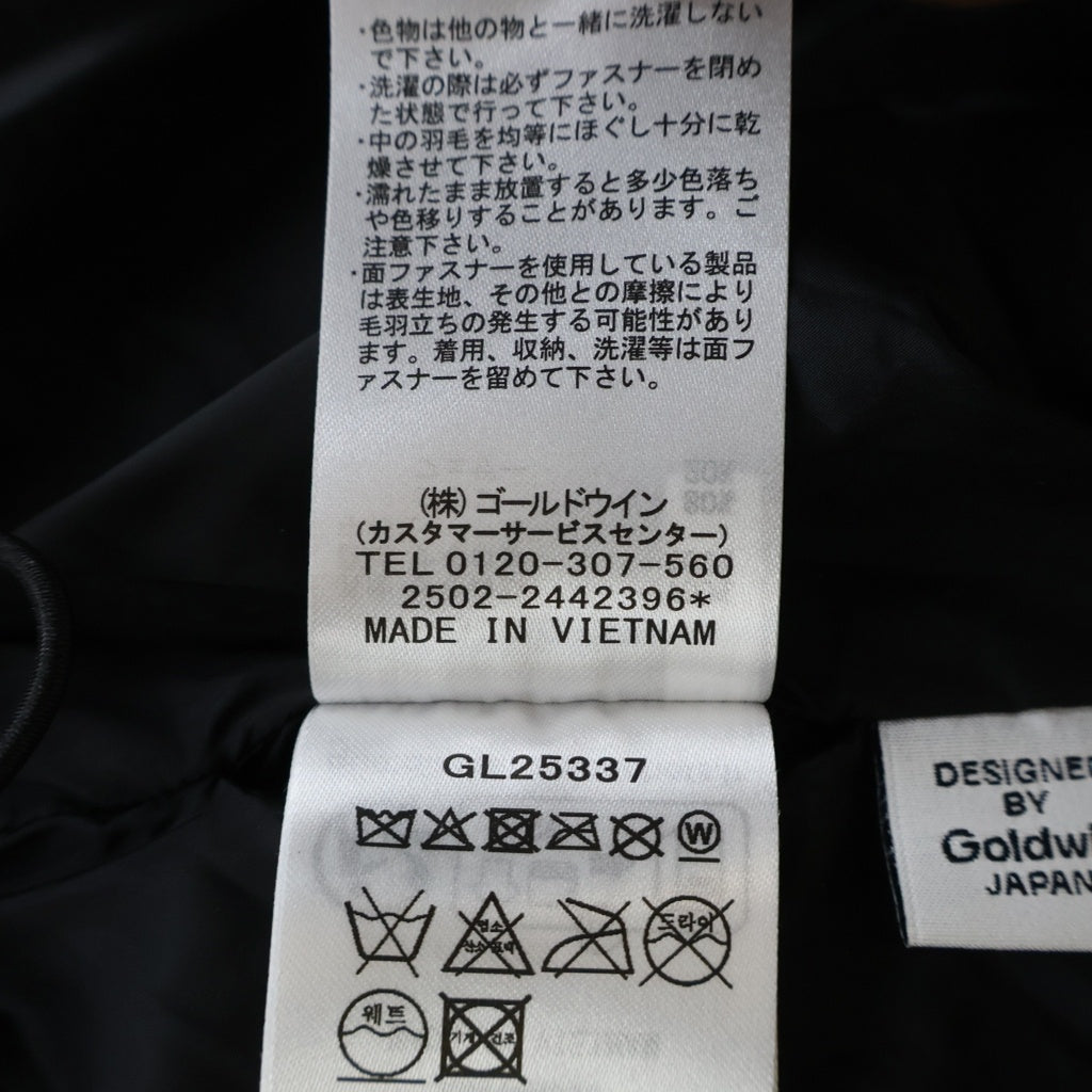 GOLDWIN(ゴールドウィン) PERTEX QUANTUM DOWN PARKA パーテックス カンタム ダウン パーカー ジップアップ ダウンジャケット ブラック GL25337