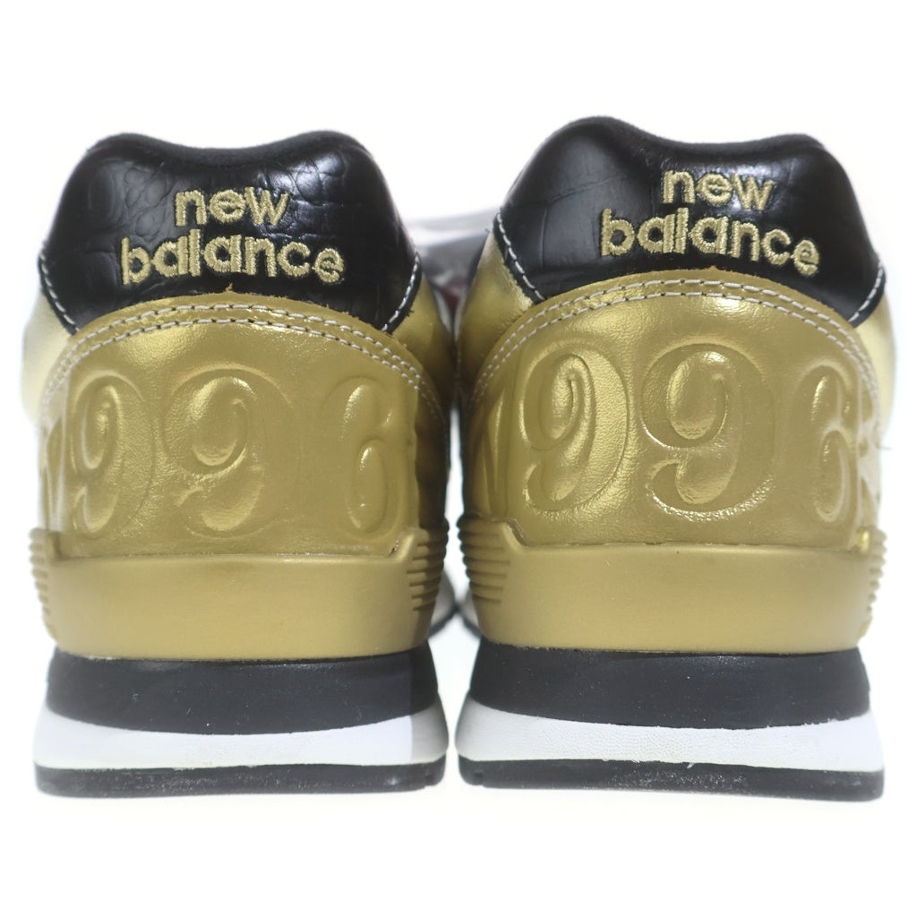 New Balance(ニューバランス) × FRANCK MULLER フランクミュラー CM996FMG レザー ローカットスニーカー ゴールド US8/26cm