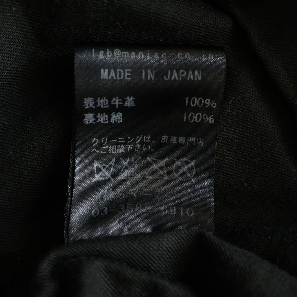 L.G.B.(ルグランブルー) BIKERS JK バイカーズ レザー ライダース ジャケット ブラック