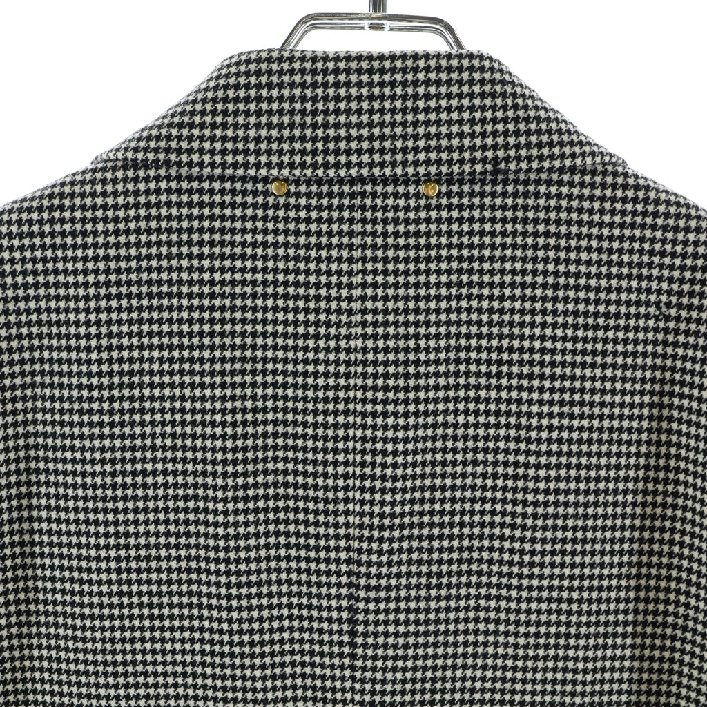 Paul Smith(ポールスミス) 千鳥格子 チェスターコート ホワイト/ブラック PF-IS-79012