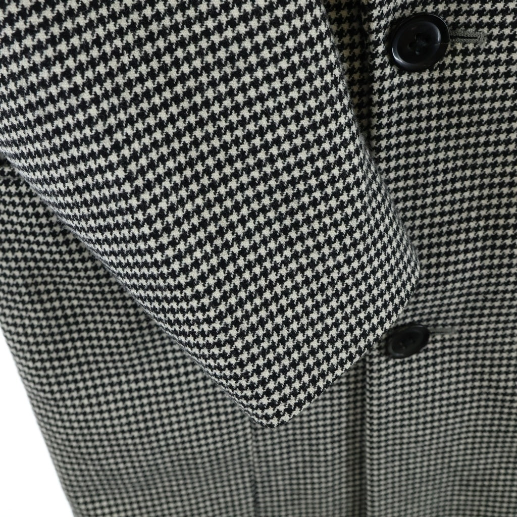 Paul Smith(ポールスミス) 千鳥格子 チェスターコート ホワイト/ブラック PF-IS-79012