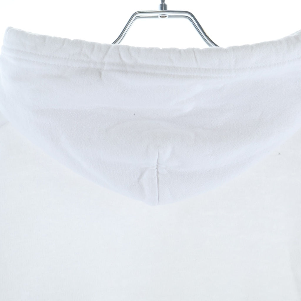 CHROME HEARTS(クロムハーツ) SWTSHRT PLVR 袖英字プリントプルオーバーパーカー ホワイト