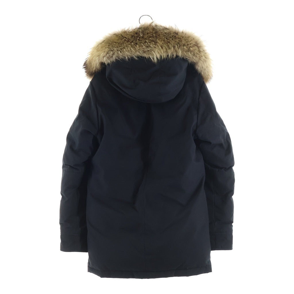 PYRENEX(ピレネックス) 19AW ANNECY FUR アヌシー ジップアップ ファー付き ナイロン ダウンジャケット ブラック CFJPN1800015