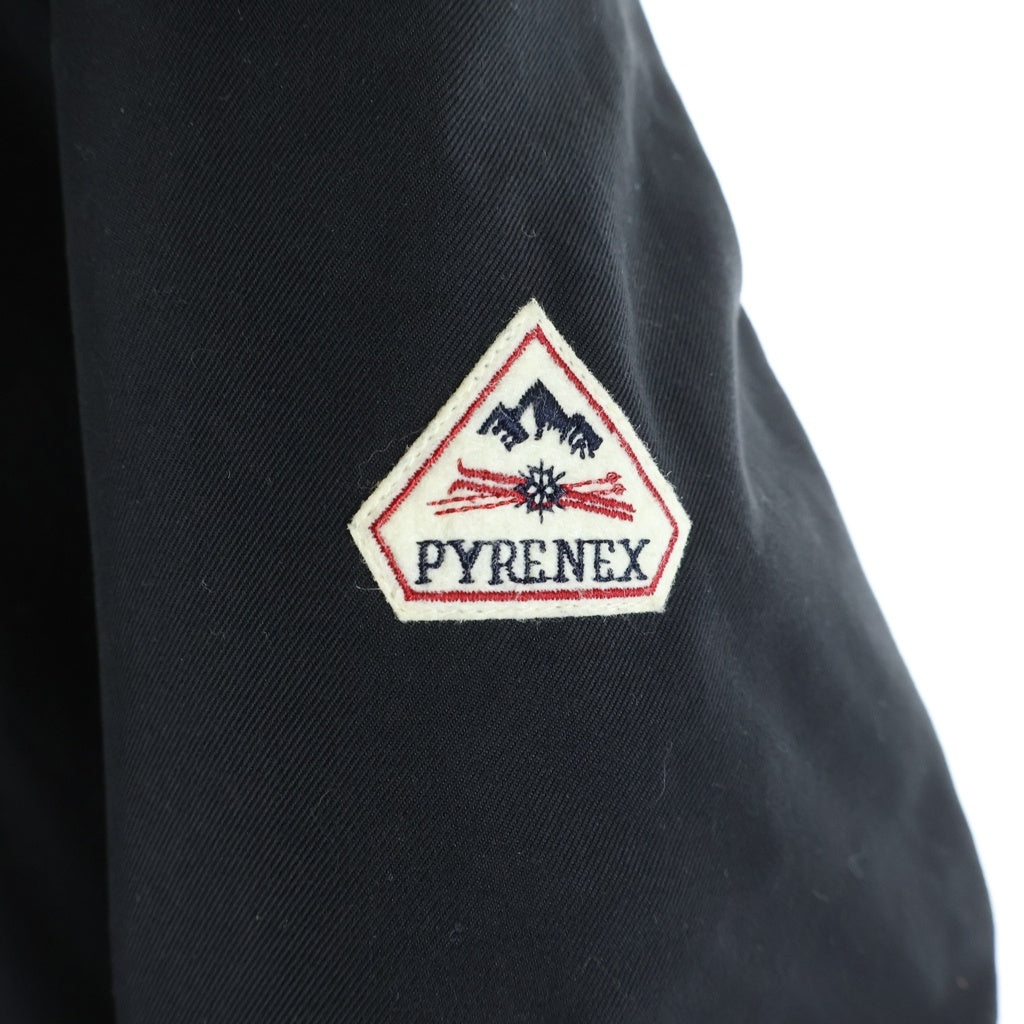 PYRENEX(ピレネックス) 19AW ANNECY FUR アヌシー ジップアップ ファー付き ナイロン ダウンジャケット ブラック CFJPN1800015