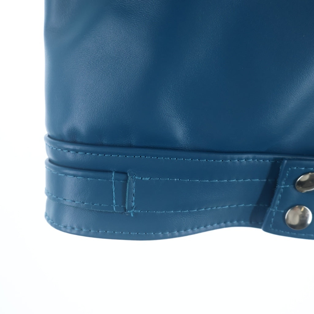 Lewis Leathers(ルイスレザー) CYCLONE サイクロン ホースハイド ヴィンテージ ターコイズ レザージップアップ ダブルライダース ジャケット