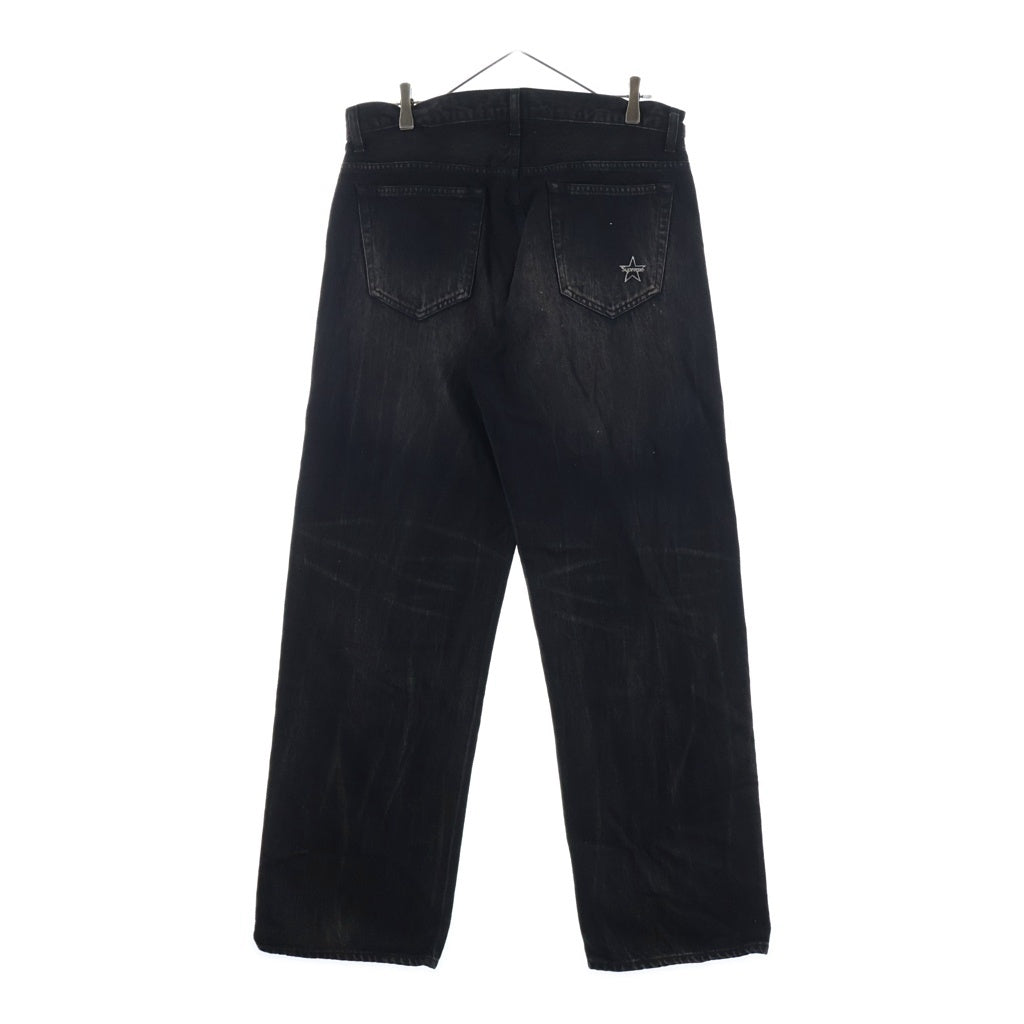 SUPREME(シュプリーム) 26SS Regular Jeans スターロゴ刺繍デニムパンツ ストレートパンツ ブラック
