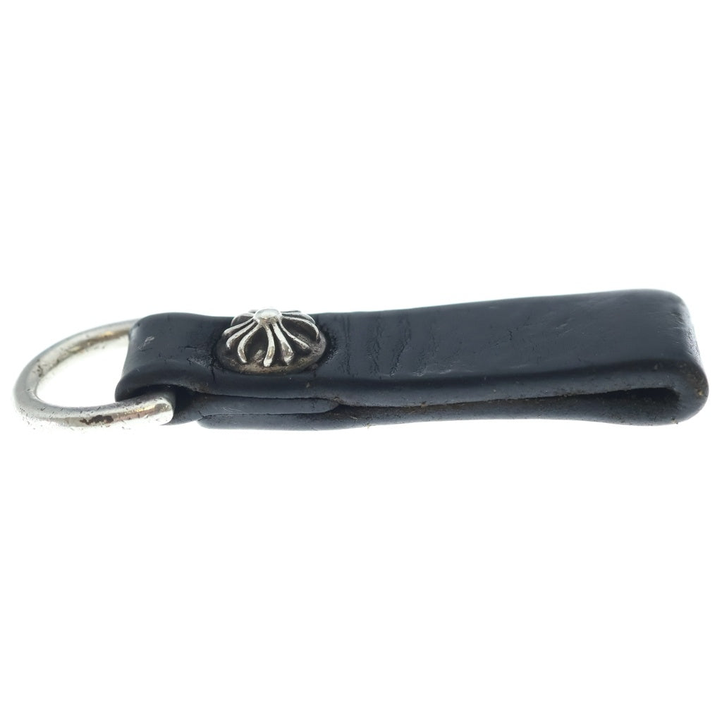 CHROME HEARTS(クロムハーツ) BELT LOOP D RING Dカンクロスボールボタンベルトループ シルバー/ブラック