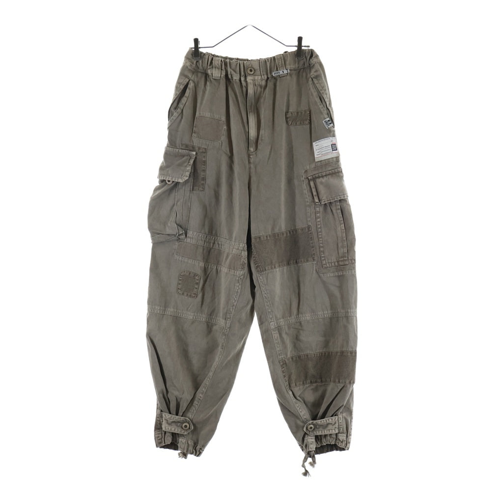 MAISON MIHARAYASUHIRO(メゾンミハラヤスヒロ) 25SS REPAIR CARGO TROUSER リペア カーゴ トラウザー パンツ カーキ A14PT053