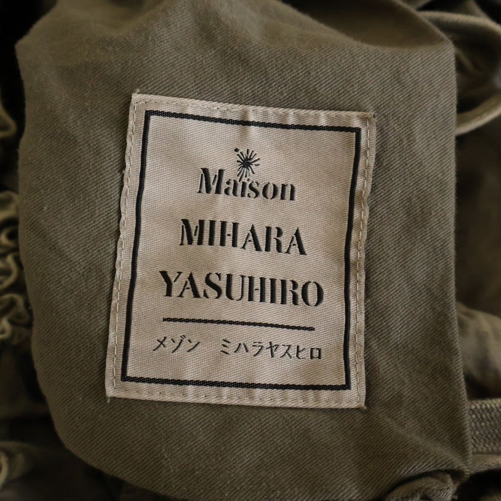 MAISON MIHARAYASUHIRO(メゾンミハラヤスヒロ) 25SS REPAIR CARGO TROUSER リペア カーゴ トラウザー パンツ カーキ A14PT053
