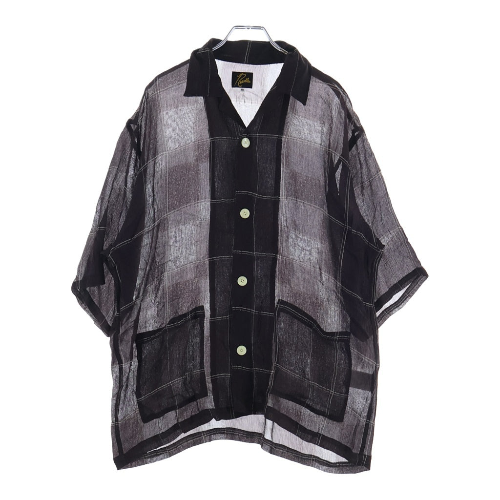 Needles ニードルス CABANA SHIRT カバナ 半袖シャツ ブラウン SX292 Needles(ニードルス) CABANA SHIRT カバナ 半袖シャツ ブラウン SX292