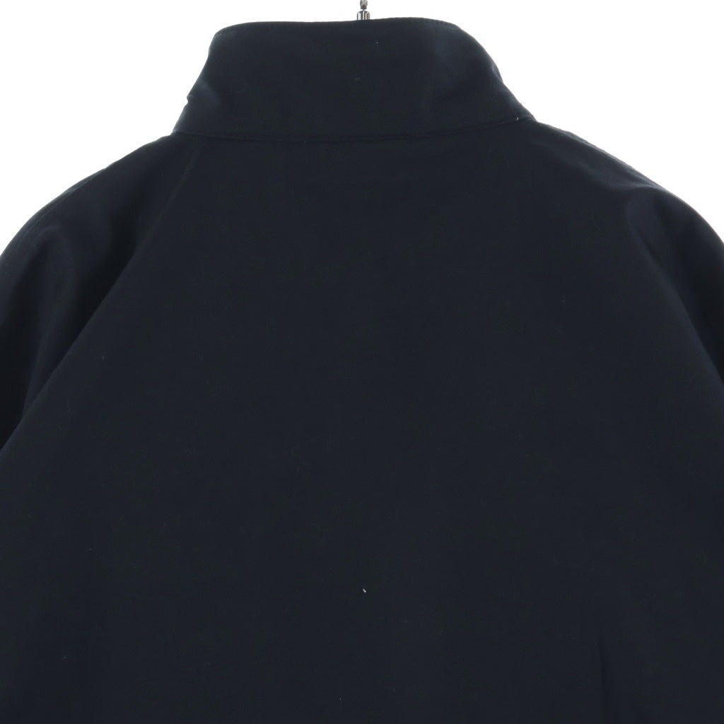 WILDSIDE YOHJI YAMAMOTO(ワイルドサイド ヨウジ ヤマモト) FLOWER EMBROIDERY SWINGTOP フラワー エンブロイダリー スウィングトップ ジップアップ ジャケット ブラック WO-Y03-903