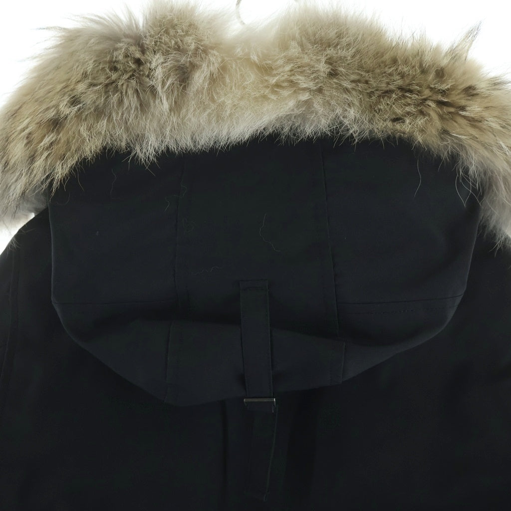CANADA GOOSE(カナダグース) LANGFORD PARKA ラングフォード パーカー フーデッド ジップアップ ダウン ロング ジャケット コート ブラック 2062M