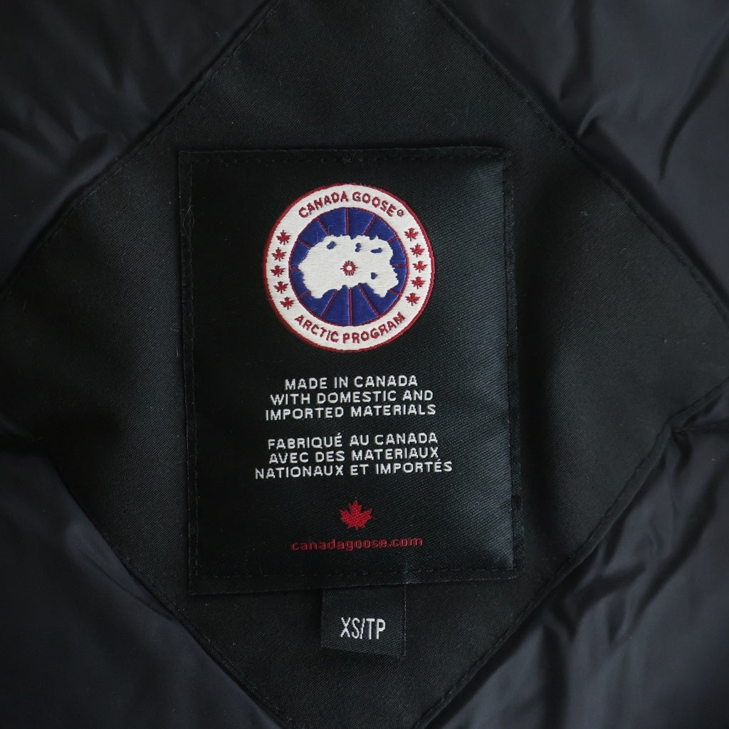CANADA GOOSE(カナダグース) LANGFORD PARKA ラングフォード パーカー フーデッド ジップアップ ダウン ロング ジャケット コート ブラック 2062M