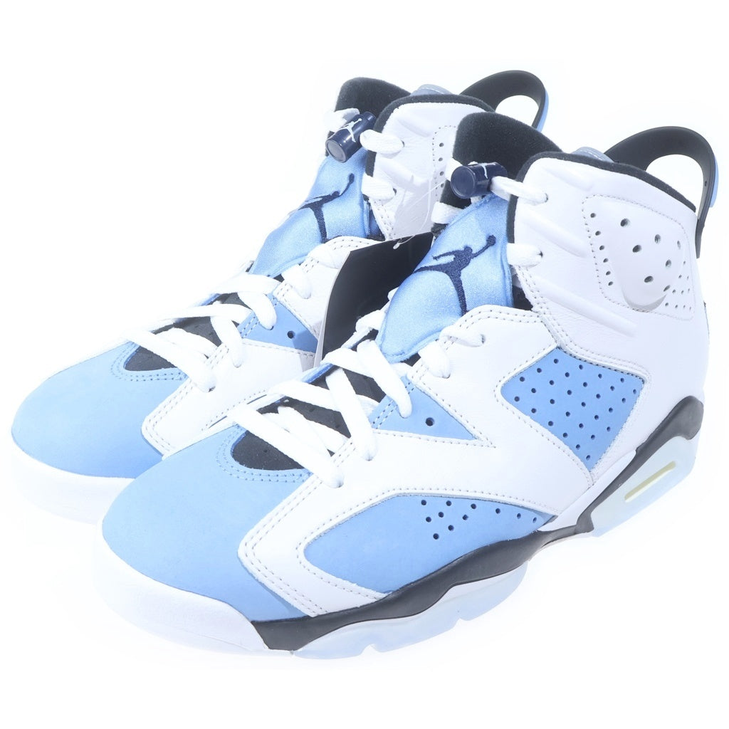 NIKE(ナイキ) AIR JORDAN 6 UNC エア ジョーダン 6 ハイカットスニーカー ブルー/ホワイト US8.5/26.5cm CT8529-410
