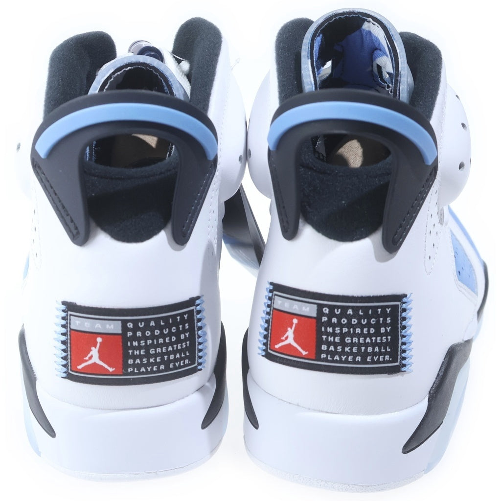 NIKE(ナイキ) AIR JORDAN 6 UNC エア ジョーダン 6 ハイカットスニーカー ブルー/ホワイト US8.5/26.5cm CT8529-410