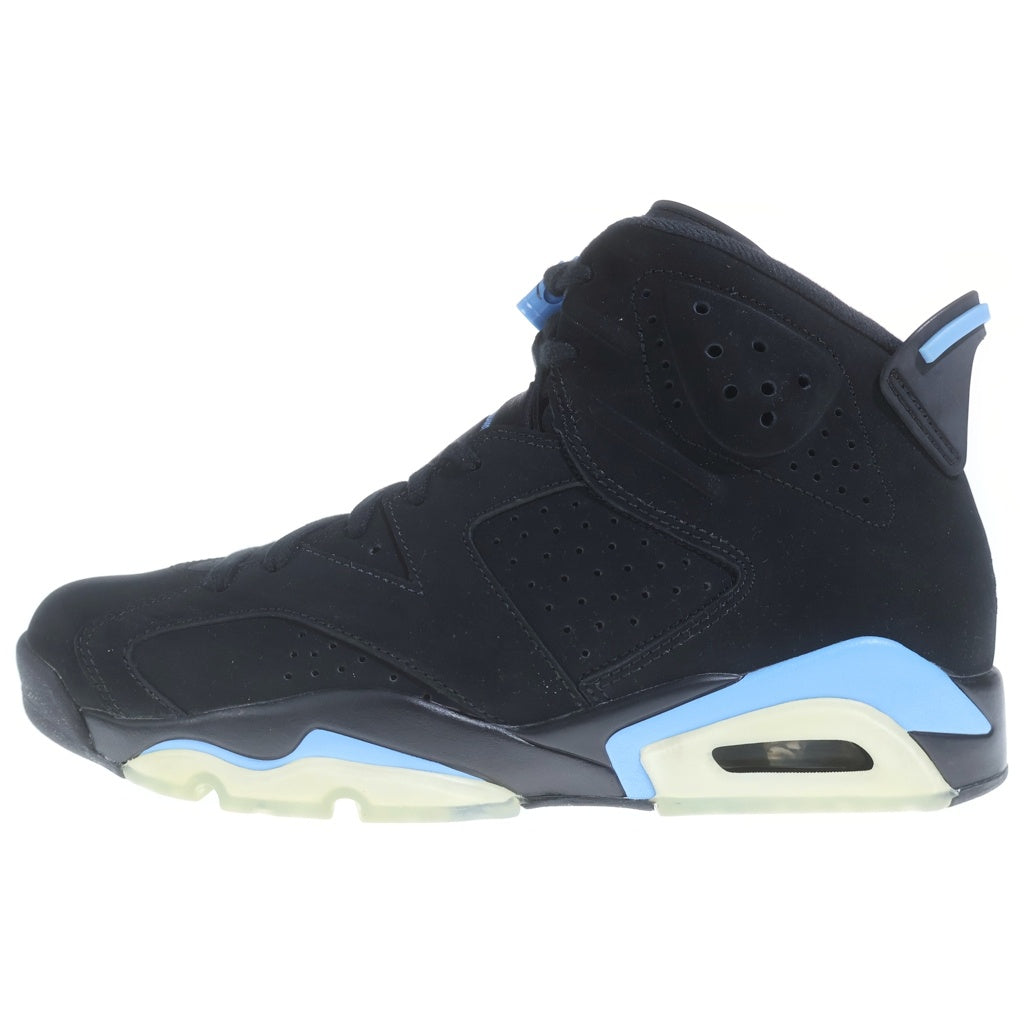 NIKE(ナイキ) AIR JORDAN 6 RETRO UNC エアジョーダン6 ハイカットスニーカー ブラック/ブルー US8.5/26.5cm 384664-006