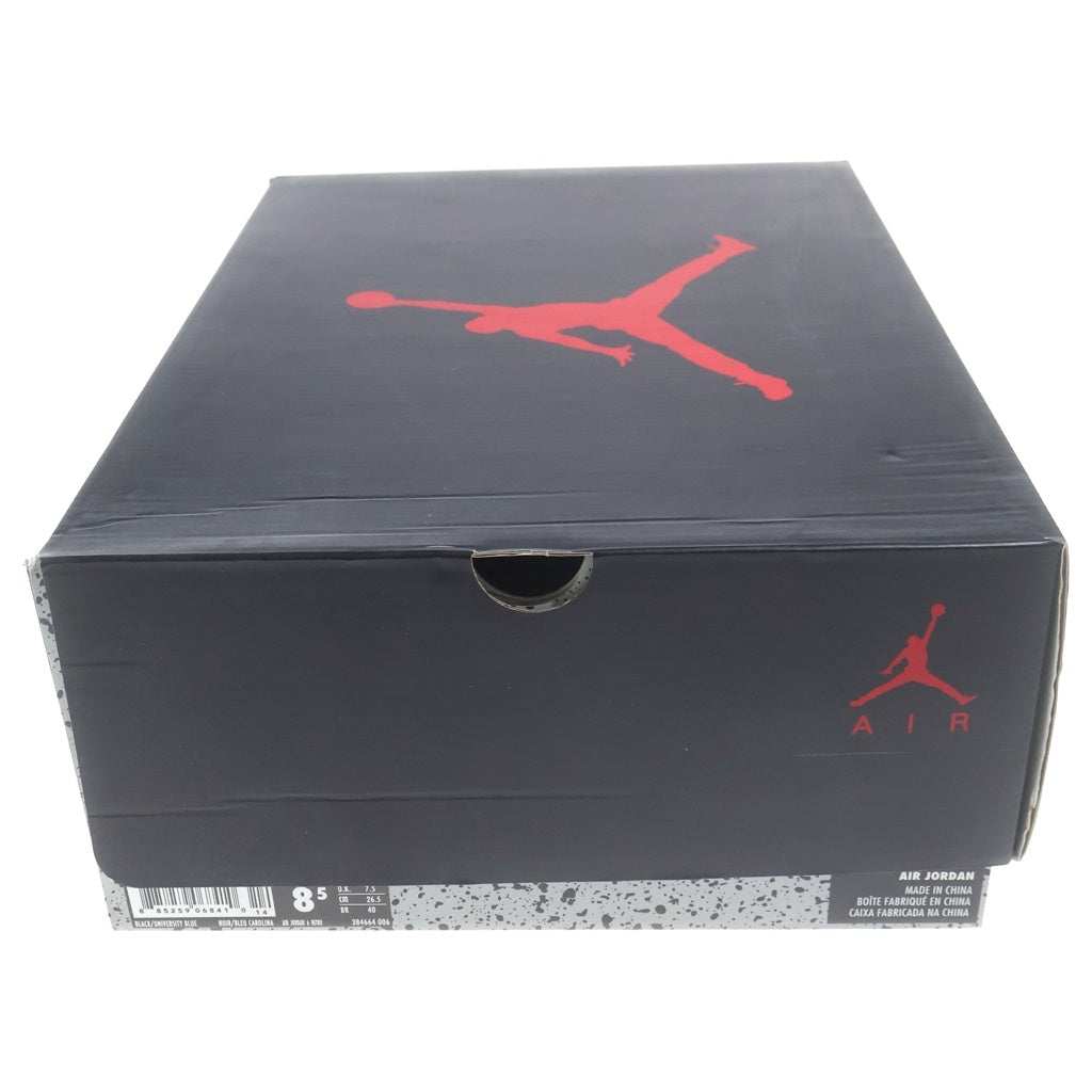 NIKE(ナイキ) AIR JORDAN 6 RETRO UNC エアジョーダン6 ハイカットスニーカー ブラック/ブルー US8.5/26.5cm 384664-006
