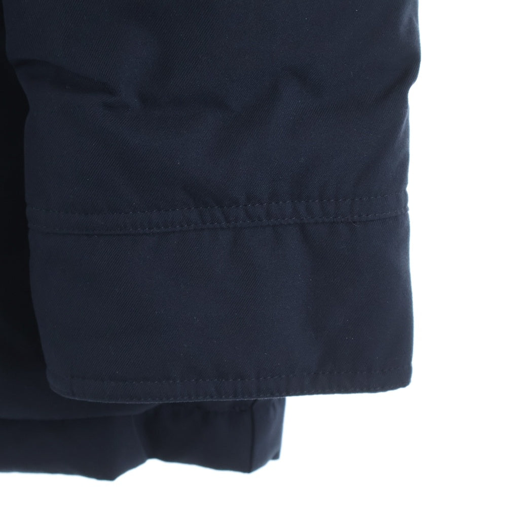 PYRENEX(ピレネックス) ANNECY FUR アヌシー ファーフード付き ジップアップ ダウンジャケット ネイビー HMM037P4004T2