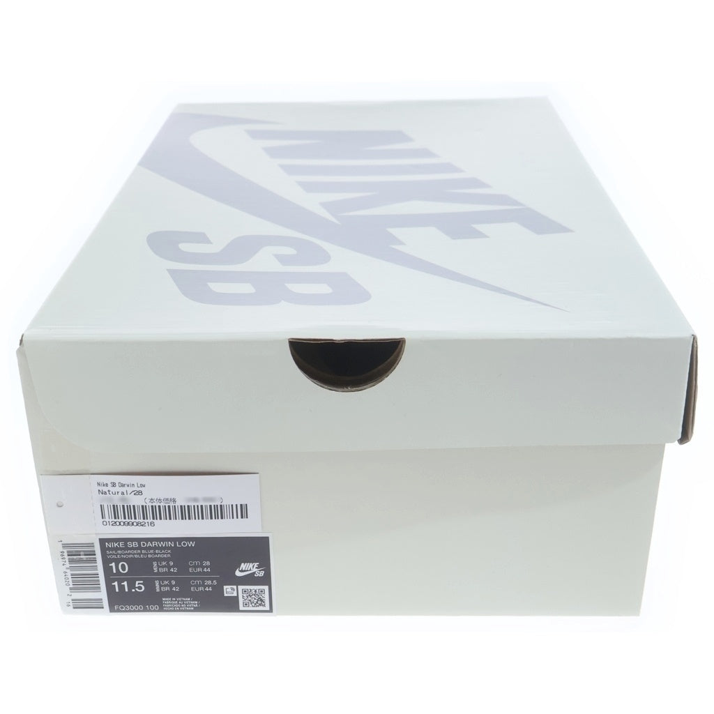 NIKE(ナイキ) ×SUPREME NIKE SB LOW シュプリーム ナイキSB キャンバスローカットスニーカー ホワイト /ブラック US10/28cm FQ3000-100