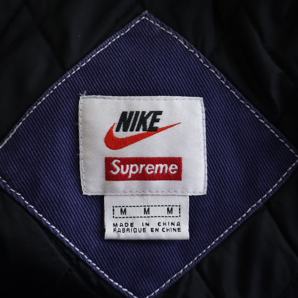 SUPREME(シュプリーム) ×Nike Double Zip Quilted Work Jacket ダブルジップ ワークジャケット ネイビー AR5566-410