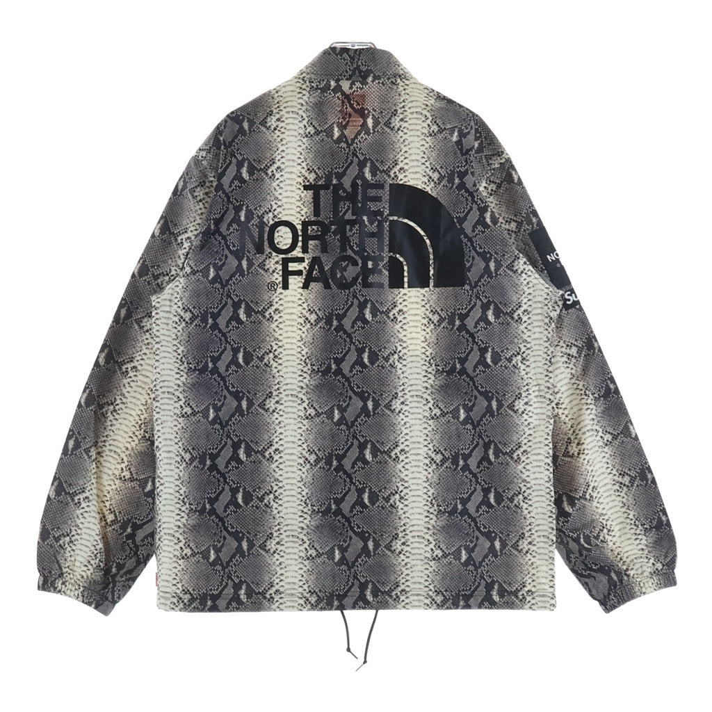 SUPREME(シュプリーム) 18AW ×THE NORTH FACE Snakeskin Taped Seam Coaches Jacket ザ ノースフェイス スネークスキン テープド シーム コーチジャケット グレー NP11803I