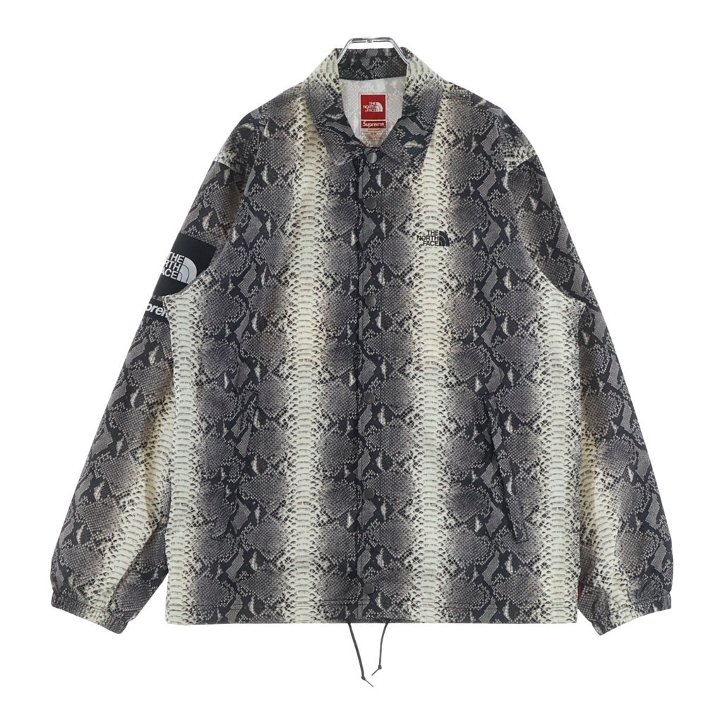 SUPREME(シュプリーム) 18AW ×THE NORTH FACE Snakeskin Taped Seam Coaches Jacket ザ ノースフェイス スネークスキン テープド シーム コーチジャケット グレー NP11803I