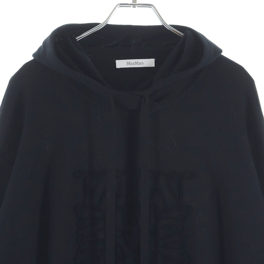 Max Mara(マックスマーラ) アナグラム ロゴ ニット プルオーバー パーカー ブラック 2421366262 レディース