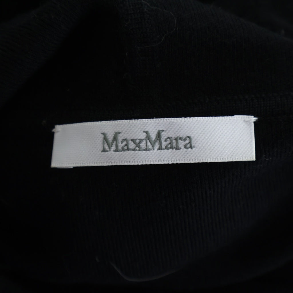 Max Mara(マックスマーラ) アナグラム ロゴ ニット プルオーバー パーカー ブラック 2421366262 レディース