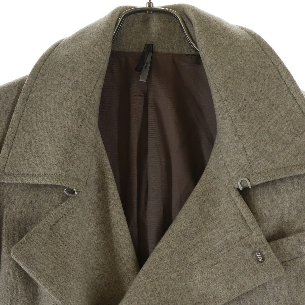 Dior HOMME(ディオールオム) ウール カシミヤ ラップコート ベージュ 0H3132141486