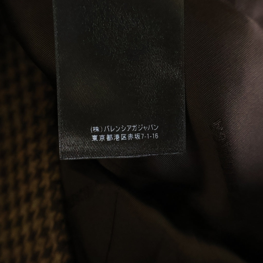BALENCIAGA(バレンシアガ) 19AW 千鳥格子柄 ウール ロングコート 583834 TFU07 583834 TFU07