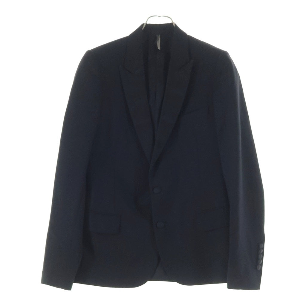 Dior HOMME(ディオールオム) 08AW サテンラペル スモーキングジャケット ブラック 8E4121810598
