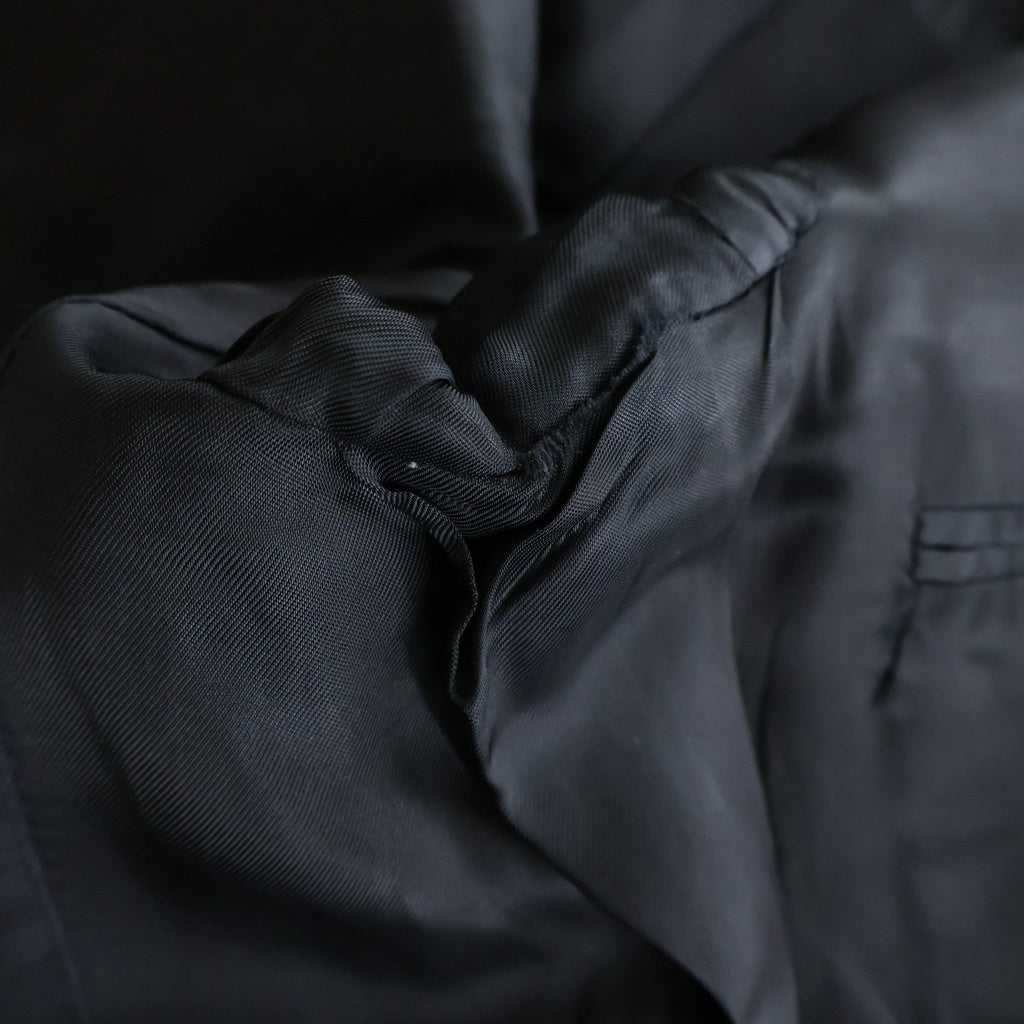 Dior HOMME(ディオールオム) 08AW サテンラペル スモーキングジャケット ブラック 8E4121810598