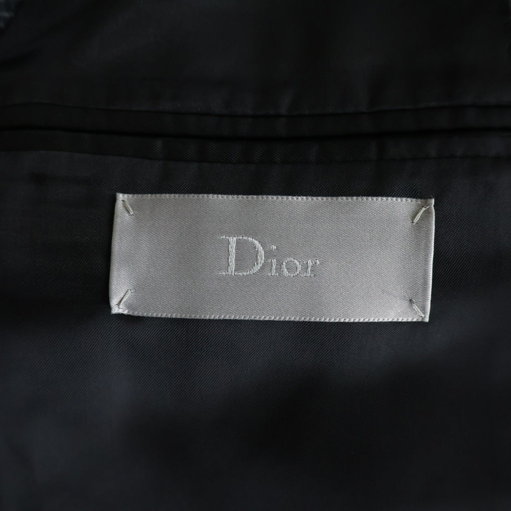 Dior HOMME(ディオールオム) 16AW 花刺繍 テーラード ジャケット グレー 663C290AM600