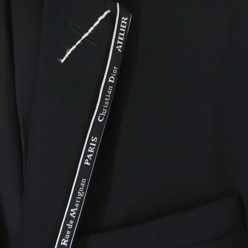 Dior HOMME(ディオールオム) 18SS アトリエテープ装飾 テーラードジャケット ブラック 863C274X4211