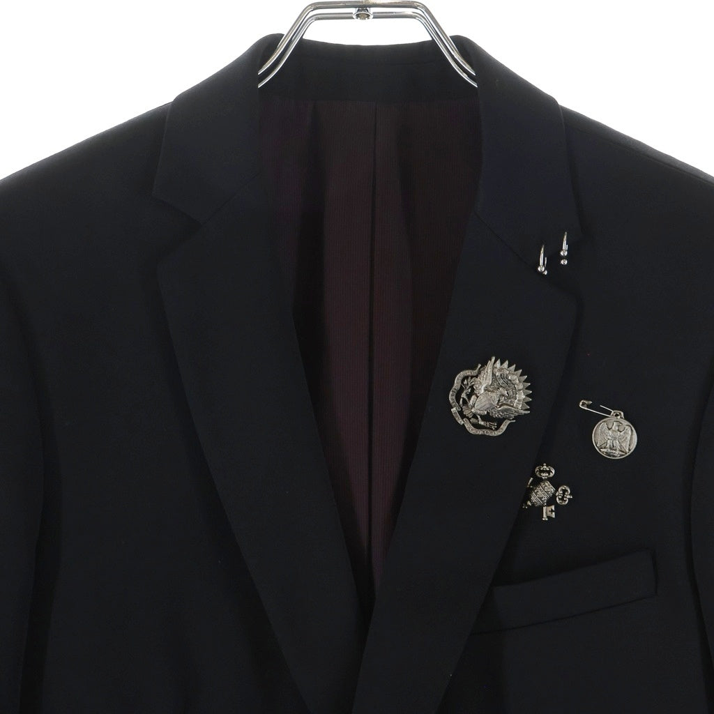 BALMAIN(バルマン) 11SS ピアステーラードジャケット ブラック 55-07-12-07014