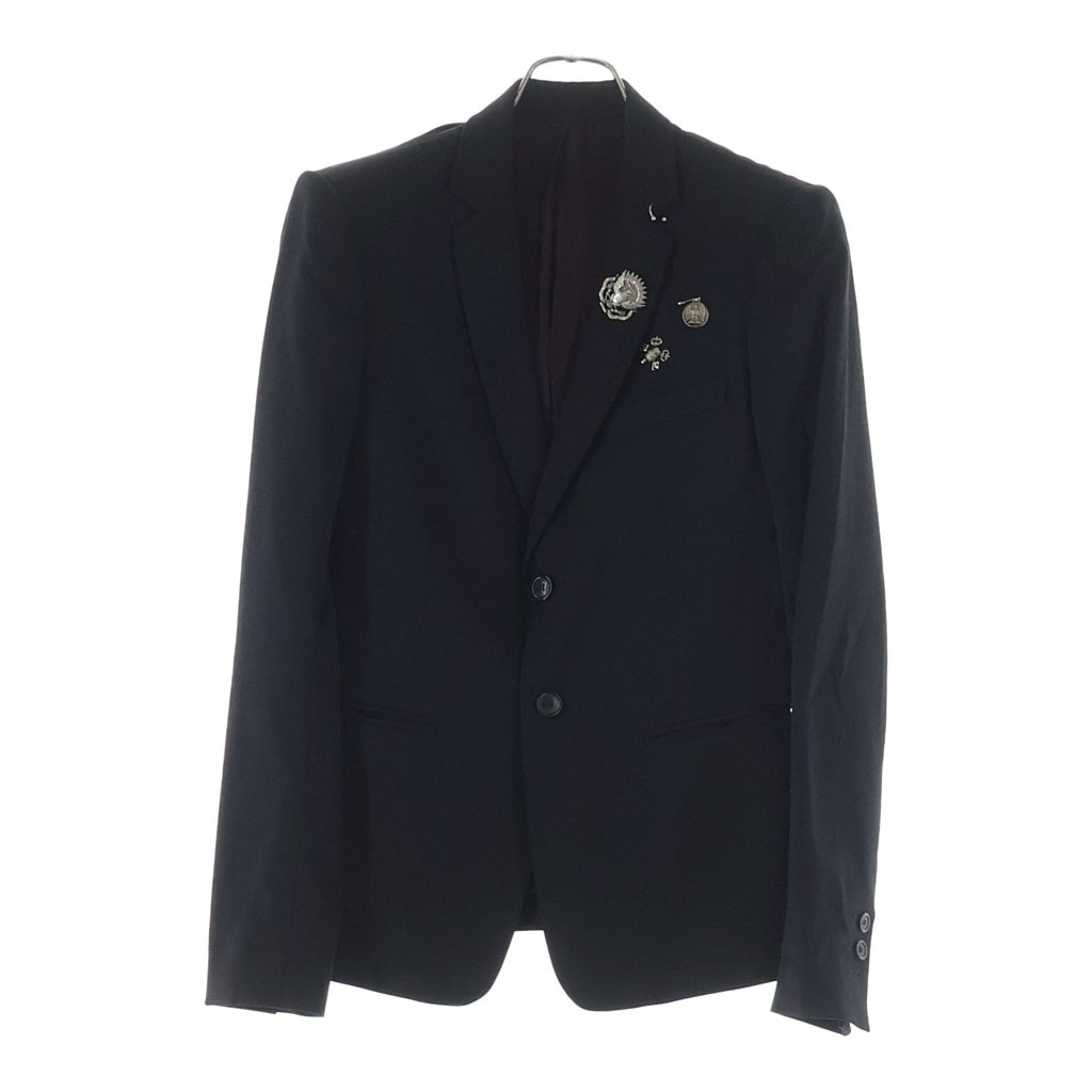 BALMAIN(バルマン) 11SS ピアステーラードジャケット ブラック 55-07-12-07014