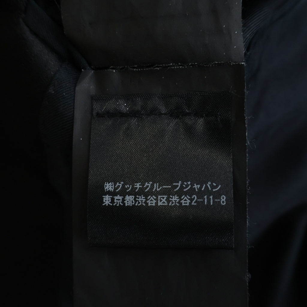 SAINT LAURENT PARIS(サンローランパリ) 13AW ストライプ柄 コーティング テーラードジャケット ブラック/ホワイト 310542 YUN59