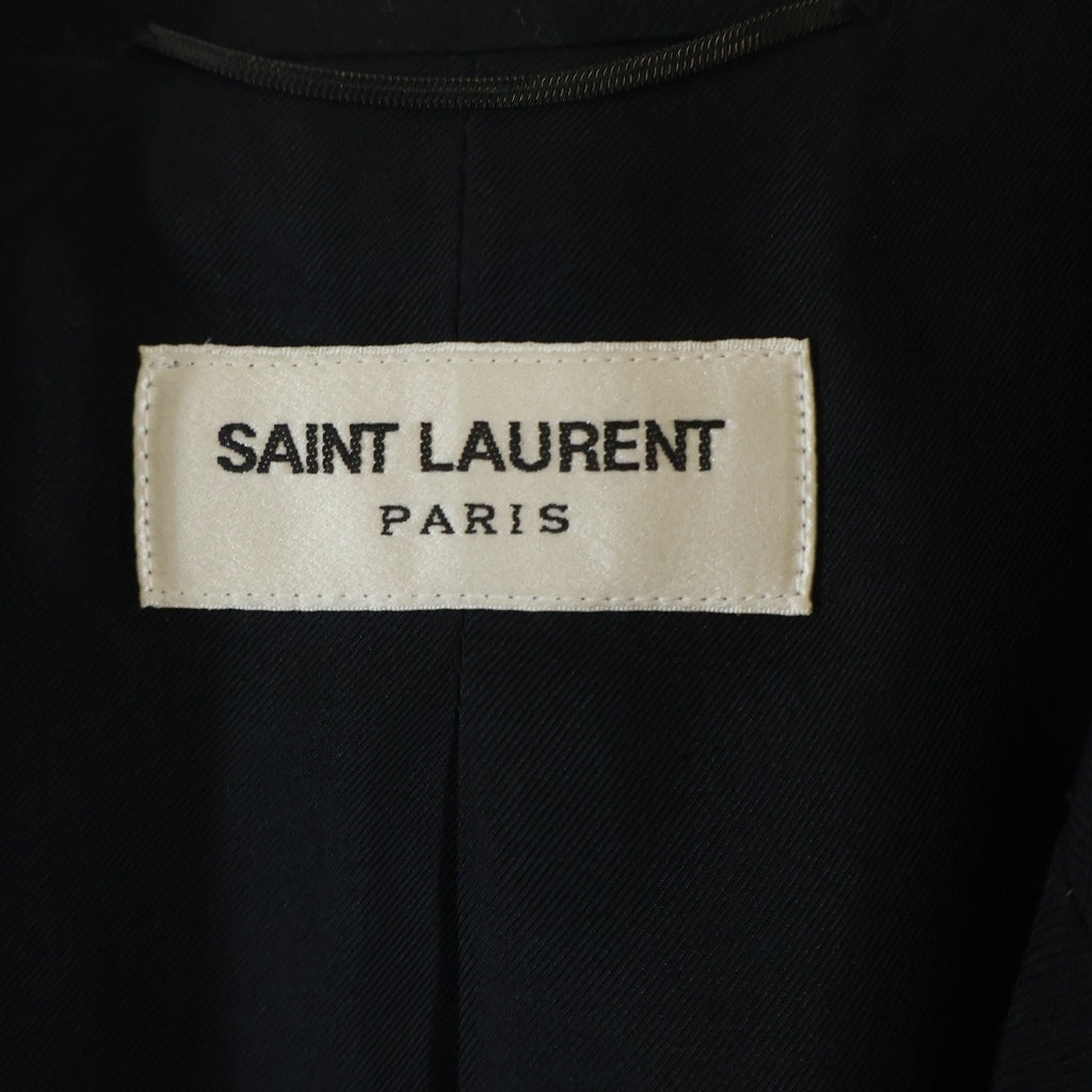SAINT LAURENT PARIS(サンローランパリ) 16SS ストーンラペル シングルテーラードジャケット ブラック 394019 Y239W